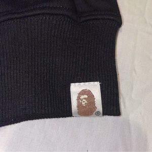 Brand New Bape Pullover Hoodie Black